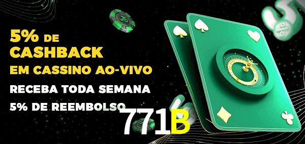 Promoções do cassino ao Vivo 771B